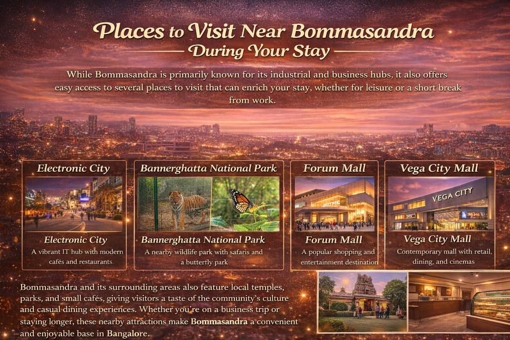 Places to Visit Near Bommasandra During Your Stay