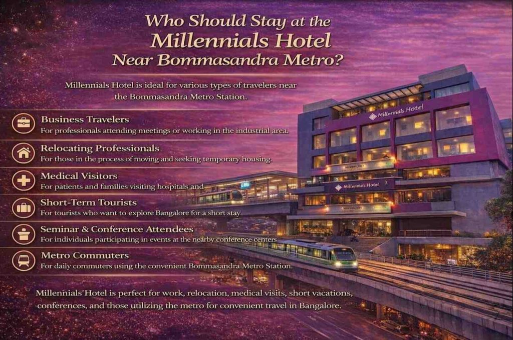 Who Should Stay at the Millennials Hotel Near Bommasandra Metro?