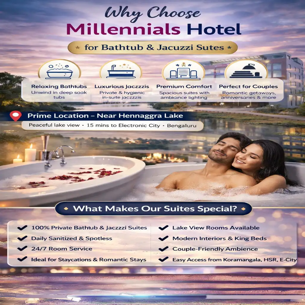 Why Choose Millennials Hotel for Bathtub Jacuzzi Suites