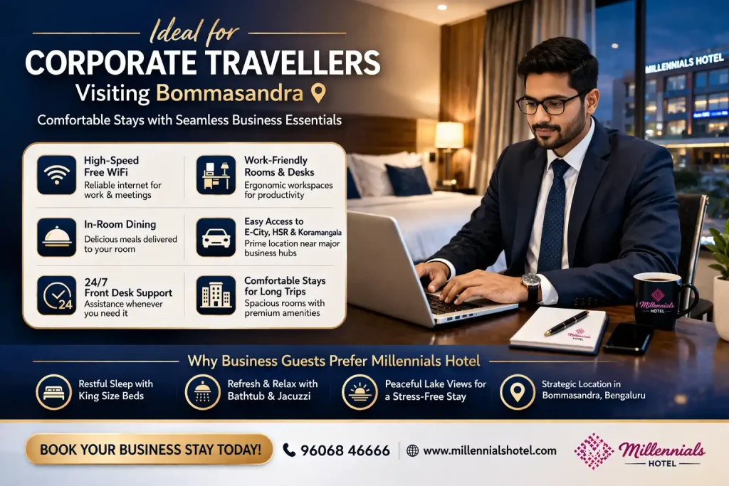 Ideal for Corporate Travellers Visiting Bommasandra