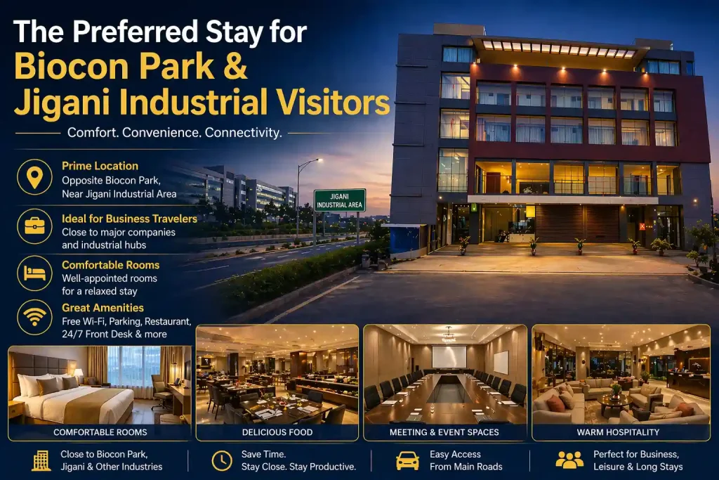 The Preferred Stay for Biocon Park & Jigani Industrial Visitors​