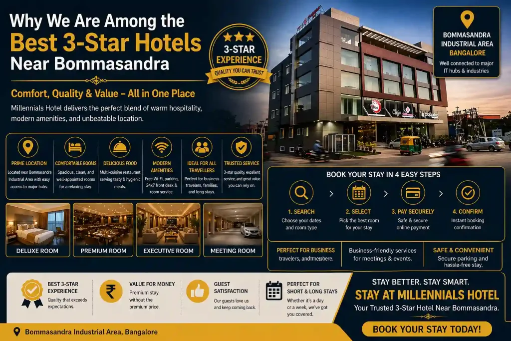 Why We Are Among the Best 3 Star Hotels Near Bommasandra