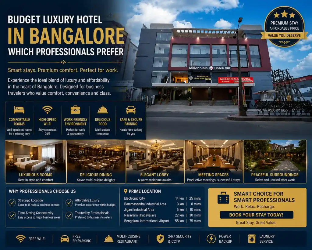 Budget Luxury Hotel in Bangalore for Professionals