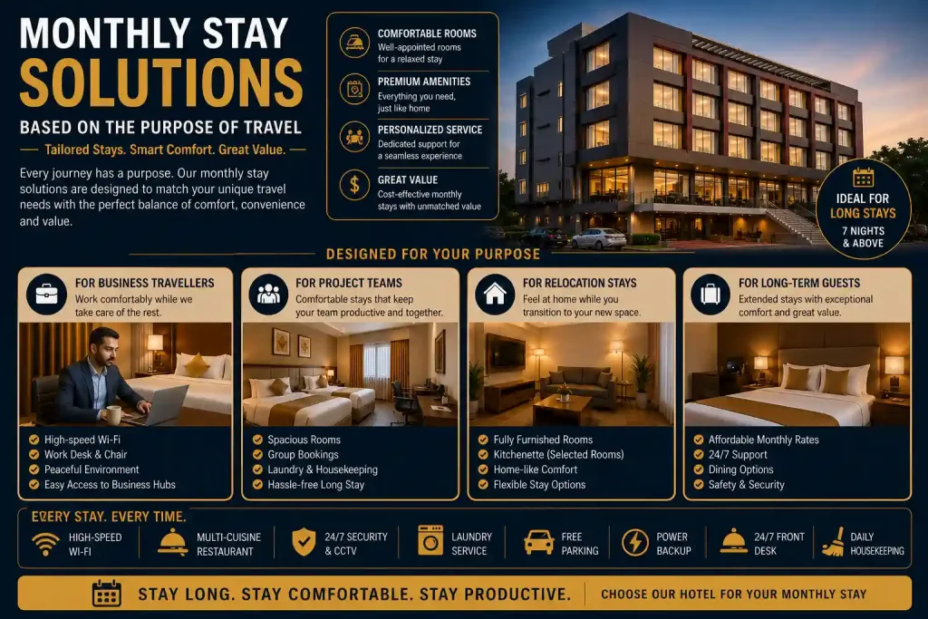 Monthly Stay Solutions Based on the Purpose Of Travel